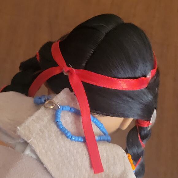 Gentle Dreams Baby Moon Nez Perce Native American leather beaded New with tags - Picture 12 of 12